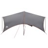 Tarp de camping résistant à l'eau Gris et orange 628965628965