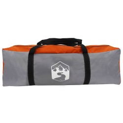 Tarp de camping résistant à l'eau Gris et orange 628965628965