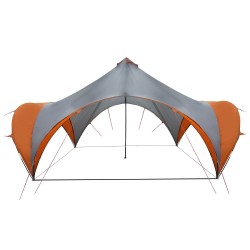 Tente de fête avec toit Gris et orange 500 x 500 x 350 cm 628966628966