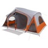 Tente Cabane avec toit Gris et orange 480 x 273 x 205 cm 628968628968