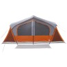 Tente Cabane avec toit Gris et orange 480 x 273 x 205 cm 628968628968