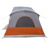 Tente Cabane avec toit Gris et orange 480 x 273 x 205 cm 628968628968