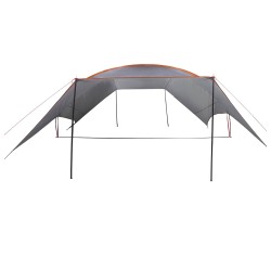 Tarp de camping résistant à l'eau Gris et orange 628969628969