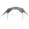 Tarp de camping résistant à l'eau Gris et orange 628969628969