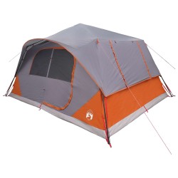 Tente Instantanée avec toit Gris et orange 365 x 280 x 200 cm 628970628970