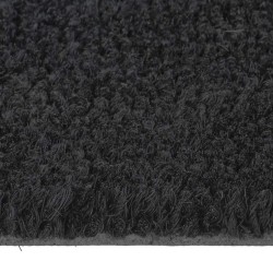 Tapis de porte noir 60x90 cm fibre de coco touffeté 628972628972