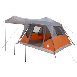 Tente familiale avec toit Gris et orange 305 x 275 x 190 cm 628974628974