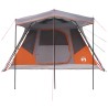 Tente familiale avec toit Gris et orange 305 x 275 x 190 cm 628974628974