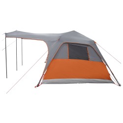 Tente familiale avec toit Gris et orange 305 x 275 x 190 cm 628974628974