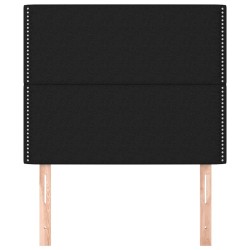 Tête de lit Noir 100x5x118/128 cm Tissu 628978628978