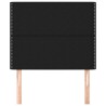 Tête de lit Noir 100x5x118/128 cm Tissu 628978628978