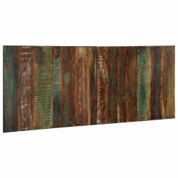 Tête de lit multicolore 200 cm bois massif récupération 628979628979