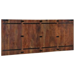 Tête de lit multicolore 200 cm bois massif récupération 628979628979
