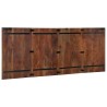 Tête de lit multicolore 200 cm bois massif récupération 628979628979