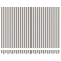 Toile de rechange pour auvent Gris clair et blanc 5 x 3 m 628981628981