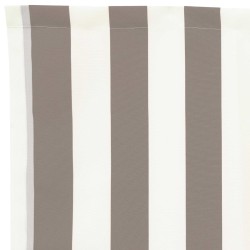 Toile de rechange pour auvent Gris clair et blanc 5 x 3 m 628981628981