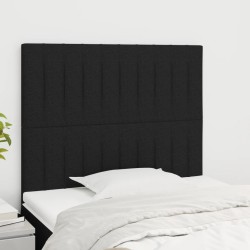 Tête de lit Noir 90x5x118/128 cm Tissu 628983628983