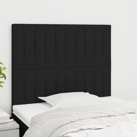 Tête de lit Noir 90x5x118/128 cm Tissu 628983628983
