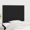 Tête de lit Noir 90x5x118/128 cm Tissu 628983628983
