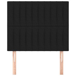 Tête de lit Noir 90x5x118/128 cm Tissu 628983628983