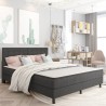Tête de lit touffetée Gris foncé Tissu 180x200 cm  628984628984