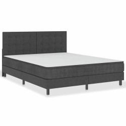 Tête de lit touffetée Gris foncé Tissu 180x200 cm  628984628984