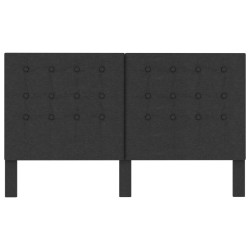 Tête de lit touffetée Gris foncé Tissu 180x200 cm  628984628984