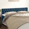 Têtes de lit Bleu foncé 200 x 7 x 78/88 cm Velours 628985628985