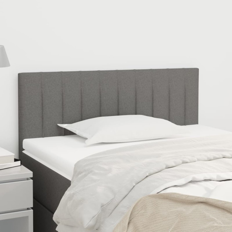Tête de lit Gris foncé 80x5x78/88 cm Tissu 628986628986