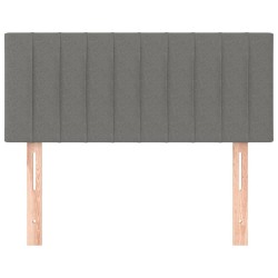Tête de lit Gris foncé 80x5x78/88 cm Tissu 628986628986