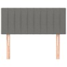 Tête de lit Gris foncé 80x5x78/88 cm Tissu 628986628986