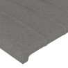 Tête de lit Gris foncé 80x5x78/88 cm Tissu 628986628986