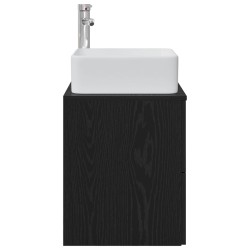 Vanité de lavabo mural Chêne noir 53 x 34,5 x 63 cm 628988628988