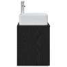Vanité de lavabo mural Chêne noir 53 x 34,5 x 63 cm 628988628988