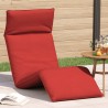 Transat pliant rouge 175 x 54 x 8,5 cm tissu Oxford 628995628995