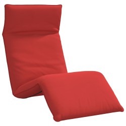Transat pliant rouge 175 x 54 x 8,5 cm tissu Oxford 628995628995