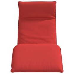 Transat pliant rouge 175 x 54 x 8,5 cm tissu Oxford 628995628995