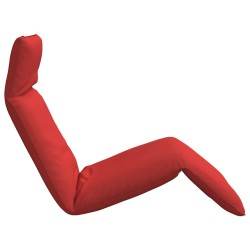 Transat pliant rouge 175 x 54 x 8,5 cm tissu Oxford 628995628995