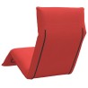Transat pliant rouge 175 x 54 x 8,5 cm tissu Oxford 628995628995