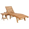 Transat 2 pcs Marron Bois de teck massif 628996628996