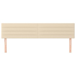 Têtes de lit Crème 180x5x78/88 cm Tissu 628998628998