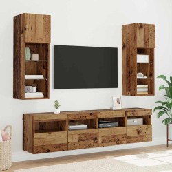 Meuble TV mural Bois Ancien 40 x 30 x 40 cm Bois d'ingénierie 629005629005