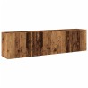 Meubles TV muraux 2 pcs vieux bois 80x30x41 cm 629006629006