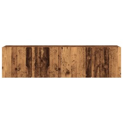 Meubles TV muraux 2 pcs vieux bois 80x30x41 cm 629006629006