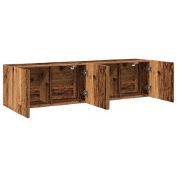 Meubles TV muraux 2 pcs vieux bois 80x30x41 cm 629006629006