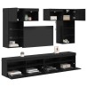 Meubles TV muraux 6 pcs Chêne artisanal Bois d'ingénierie 629007629007