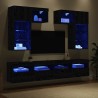 Meubles TV muraux 6 pcs Chêne artisanal Bois d'ingénierie 629007629007