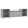 Meuble TV Gris béton 160x35x55 cm Bois d'ingénierie 629018629018