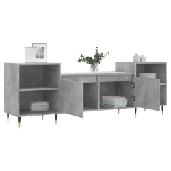 Meuble TV Gris béton 160x35x55 cm Bois d'ingénierie 629018629018