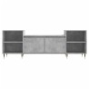 Meuble TV Gris béton 160x35x55 cm Bois d'ingénierie 629018629018